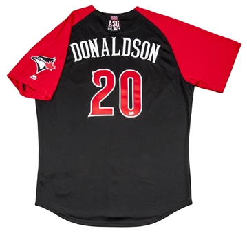 2015 Josh Donaldson Game Used Home Run Derby All Star Jersey (MLB Authenticated)